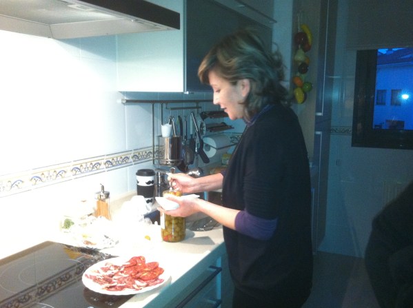 My hostess prepared mid afternoon mini meal